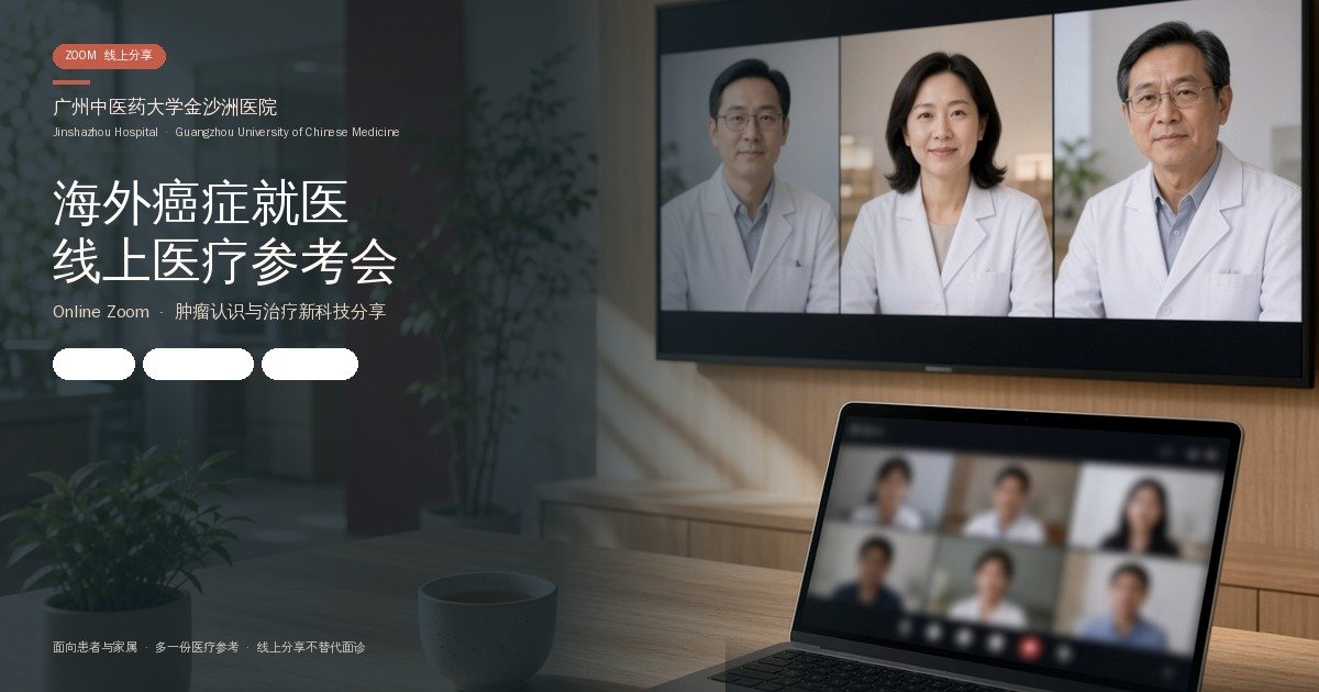 癌症治疗 Zoom 线上分享会